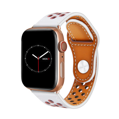 Pulsera de Cuero Unisex con Cadena de Reloj Transpirable - Image 11