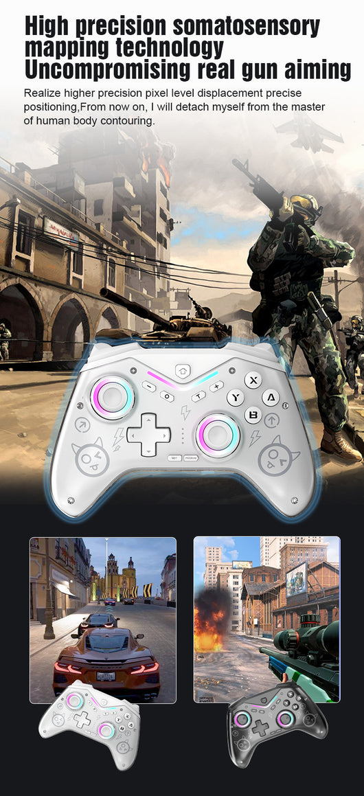Control Gamer NS Personalizable con Bluetooth Programable - Image 17