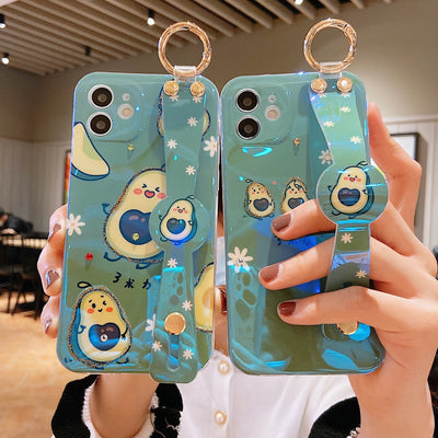 Funda para Celular con Correa de Muñeca y Respaldo de Aguacate - Image 9