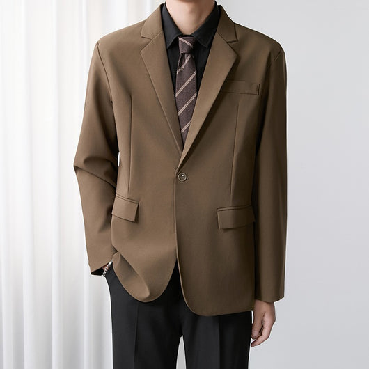 Blazer Casual Elegante Estilo Coreano para Hombre - Image 9