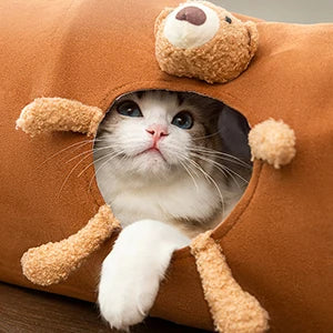 Túnel Felino Plegable con Bola de Peluche - Juguete Interactivo para Gatos de Interior - Image 14