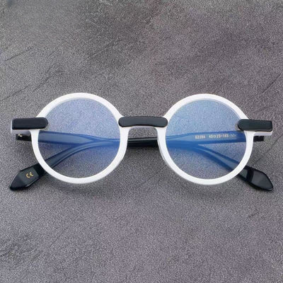 Gafas Retro Marco Grande Estilo Europeo Lentes Transparentes - Image 18