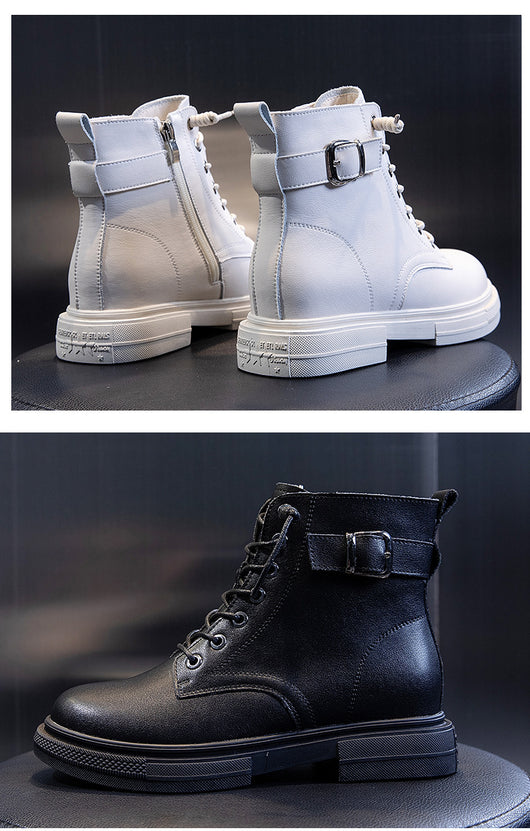Botas Casuales Forradas en Fleece para Mujer - Botines Cálidos Tipo Tubo - Image 15