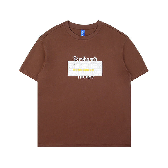Playera Unisex Estampado Digital Teclado - Manga Corta