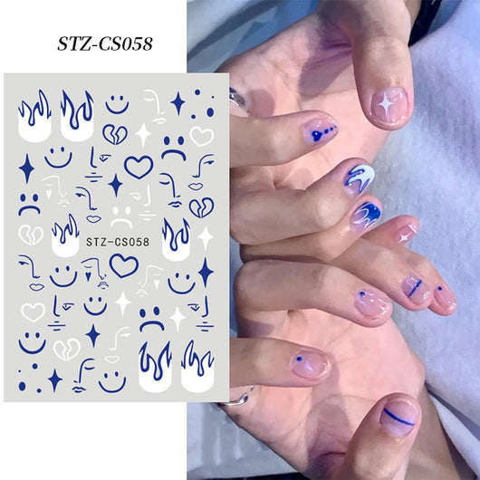 Stickers de Uñas Adhesivos Halloween - Calabazas, Zombis y Calaveras - Image 23