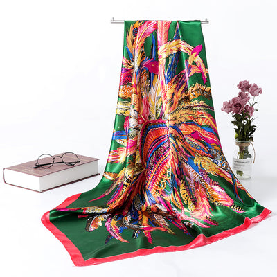 Pañuelo de Seda Multifuncional - Foulard Satinado Versátil - Image 8