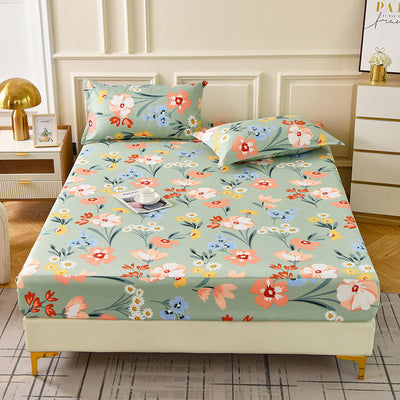 Juego de Sábana Ajustable y Funda de Almohada Estampada en Fibra Sintética - Image 10