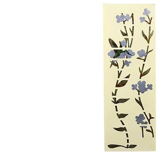 Blue cloud-shaped inlay stickers for guitar fingerboards, shown on a guitar neck and as a full sheet. - Image 5