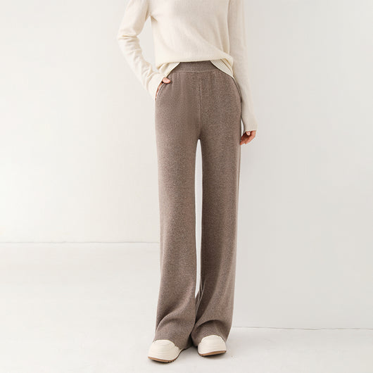 Pantalón de Punto Cintura Alta Grueso Multiuso - Image 9
