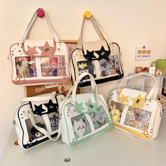 Bolso Mensajero de Hombro Estilo Preppy Original Portátil
