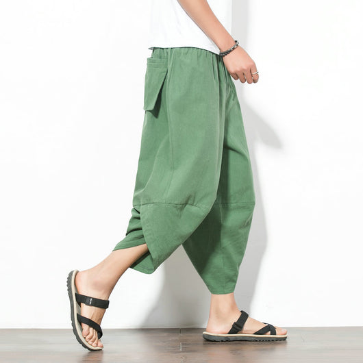 Pantalones Cortos Casuales Hombre - Diseño Moderno de 9 Puntos - Image 7