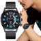 Reloj Digital de Moda para Hombre con Calendario Grande