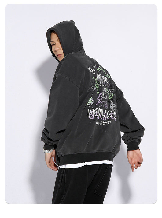 Suéter Vintage Desgastado Unisex Street Wash - Image 7