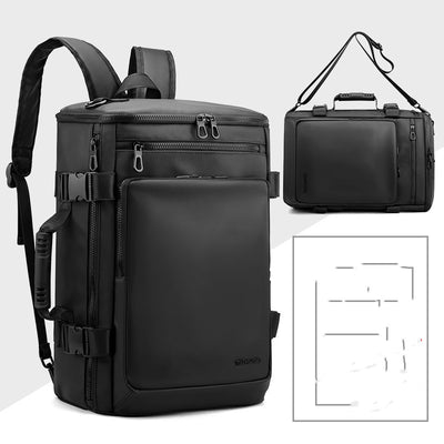 Mochila Ejecutiva para Laptop con Cierre de Cremallera en Nylon - Image 9