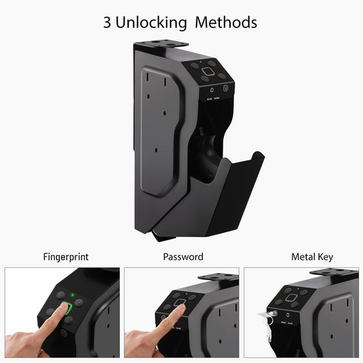Caja Fuerte para Armas de Fuego con Cerradura de Combinación y Llave - Image 12