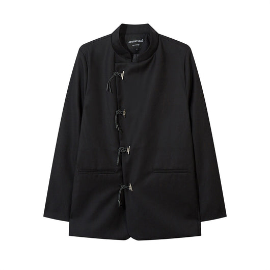 Traje Casual Hombre Cuello Mao con Cierre Tradicional Chino