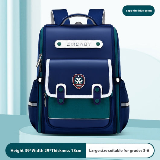 Mochila Escolar Sesame Baby Estilo Británico Grados 1-6 Ligera Niños y Niñas - Image 10