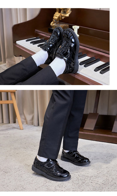 Zapatos de Cuero para Niños con Suela Suave y Flexible - Image 8