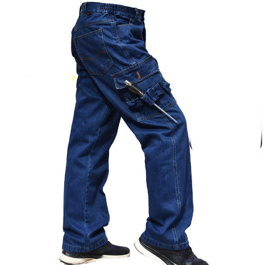 Pantalones de Trabajo Denim Reforzado Hombre - Resistentes y Duraderos - Image 18