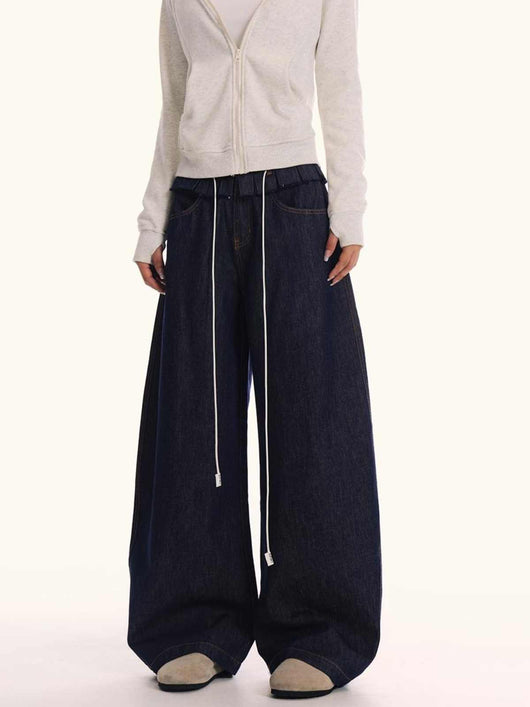 Jeans Oversize con Costuras Decorativas para Hombre y Mujer - Image 11