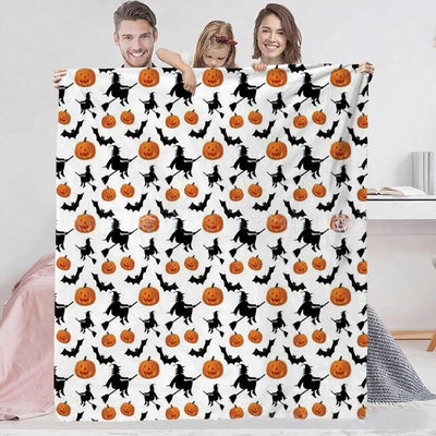 Manta de Franela con Diseños Estampados de Halloween - Image 19