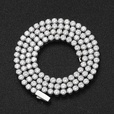 Cadena Tenis Acero Inoxidable 4mm con Cierre de Resorte - Image 19