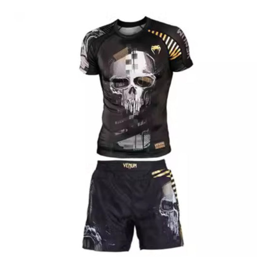 Ropa de Entrenamiento de Boxeo Ajustada de Secado Rápido - Image 7