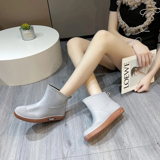 Botas Impermeables Cortas para Mujer - Estilo Moderno y Funcional - Image 27