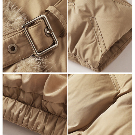 Abrigo Suelto Impermeable Cálido para Invierno - Image 4