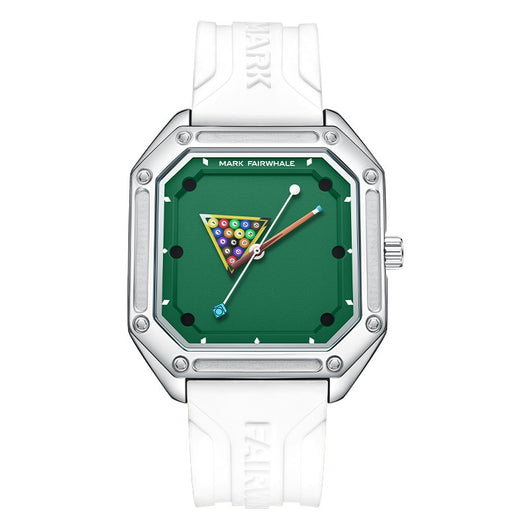 Reloj de Cuarzo Personalizado para Hombre con Diseño Temático de Billar - Image 6