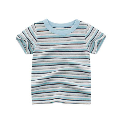 Playera Infantil de Rayas para Verano - Manga Corta - Image 7
