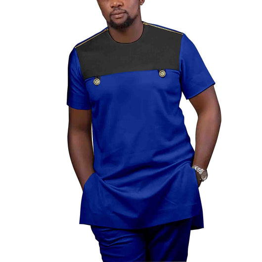 Traje de Descanso Batik en Algodón con Estampado Étnico para Hombre - Image 5