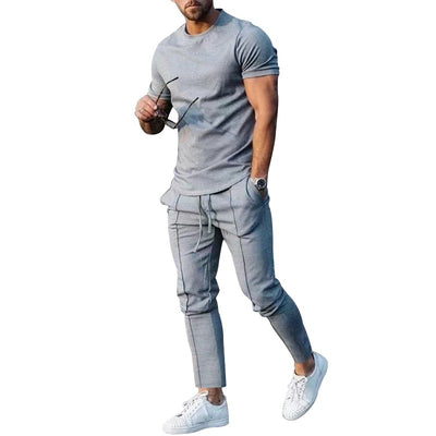 Conjunto Deportivo Casual: Camiseta y Pantalón de Algodón - Image 7