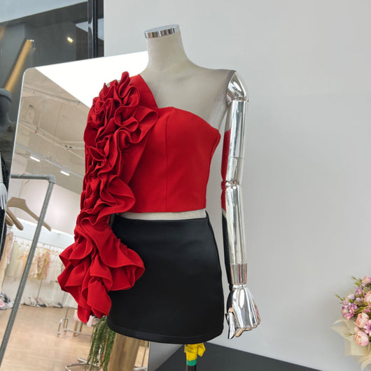 Chaleco Asimétrico Floral con Cinta - Diseño Goddess Street - Image 19