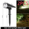 Focos Solares LED 2 Luz Blanca 2 Unidades