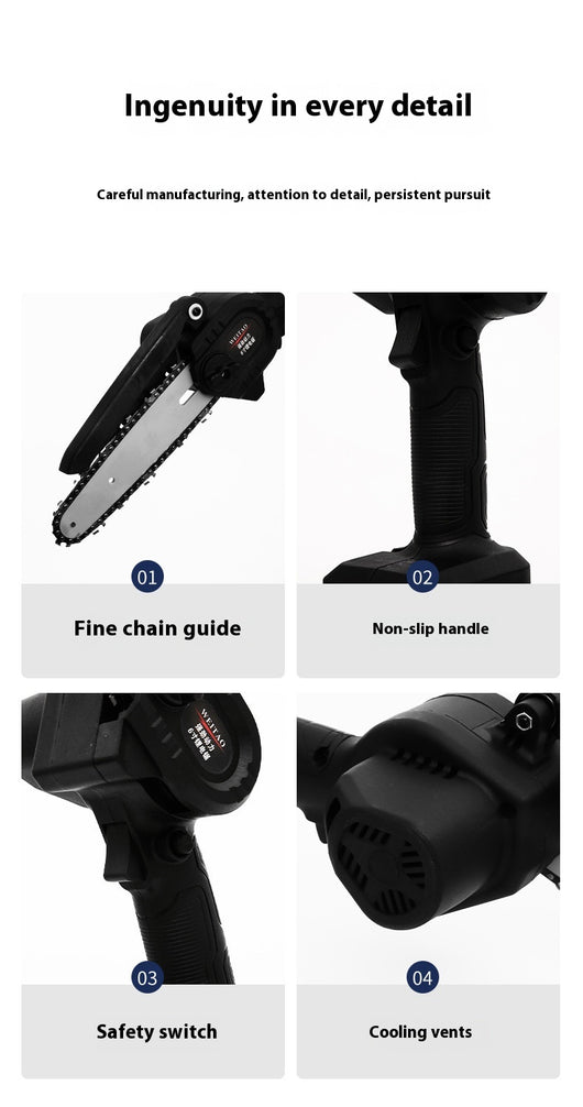 Motosierra Inalámbrica Compacta de 4 Pulgadas - Diseño de Una Mano - Image 12