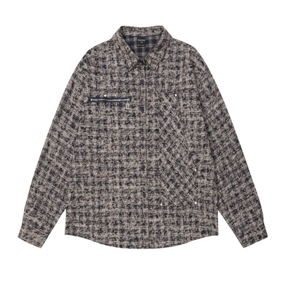 Camisa Abrigo Unisex Cuadros Maychao con Diseño Exclusivo - Image 5