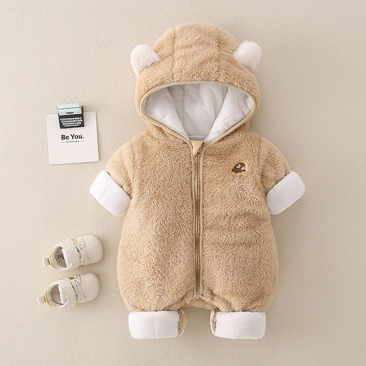 Enterizo Térmico Reversible para Bebé - Terciopelo Doble Faz con Acolchado
