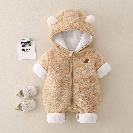 Enterizo Térmico Reversible para Bebé - Terciopelo Doble Faz con Acolchado
