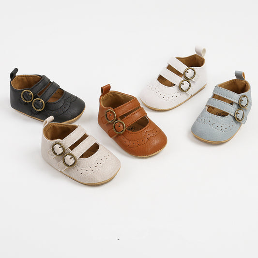 Zapatos para Bebé y Niño Pequeño con Cierre de Hebilla Segura