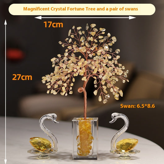 Mueble Decorativo Cisne de Cristal para TV, Vino y Mesita de Noche - Image 10