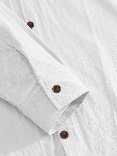 Traje Overol Lino con Solapa y Mangas Largas - Image 16