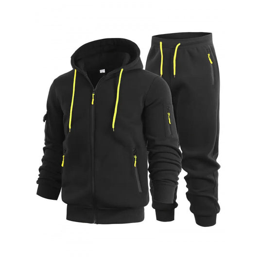 Sudadera Tipo Cardigan para Hombre con Cierre y Bolsillos en los Brazos
