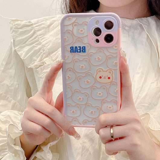Funda Transparente para Celular con Diseño Osito y Conejito - Image 6