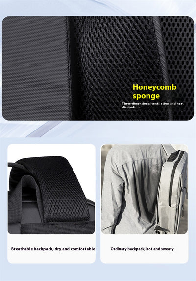 Mochila Ejecutiva de Compresión Inteligente Premium - Image 12