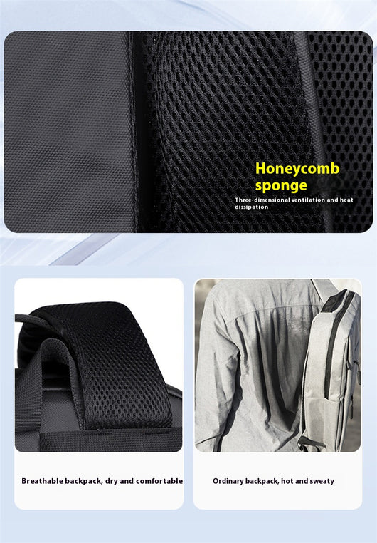 Mochila Ejecutiva de Compresión Inteligente Premium - Image 12