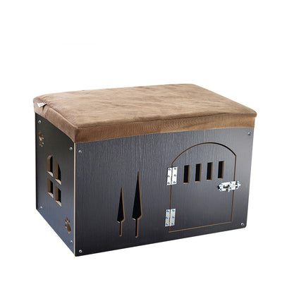 Casa de Mascotas de Madera Desmontable y Lavable para Todas las Estaciones - Image 7