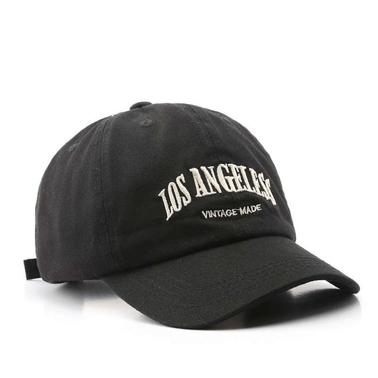 Gorra de Béisbol con Bordado de Letras Desgastadas - Image 2