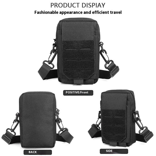 Bolsa Táctica Oxford Impermeable Estilo Coreano para Hombre - Image 3