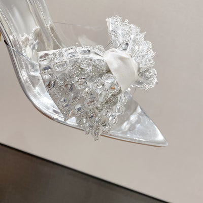 Sandalias Stiletto Transparentes para Mujer - Image 13